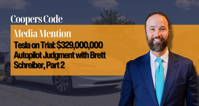 Tesla on Trial: $329,000,000 Autopilot Judgment with Brett Schreiber, Part 2