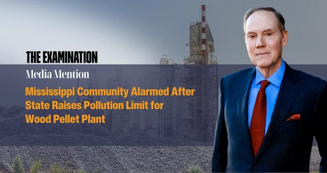 Mississippi community alarmed after state raises pollution limit for wood pellet plant
