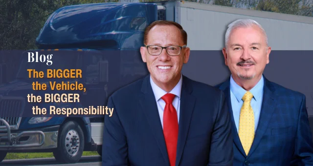 The Bigger the Vehicle, the Bigger the Responsibility