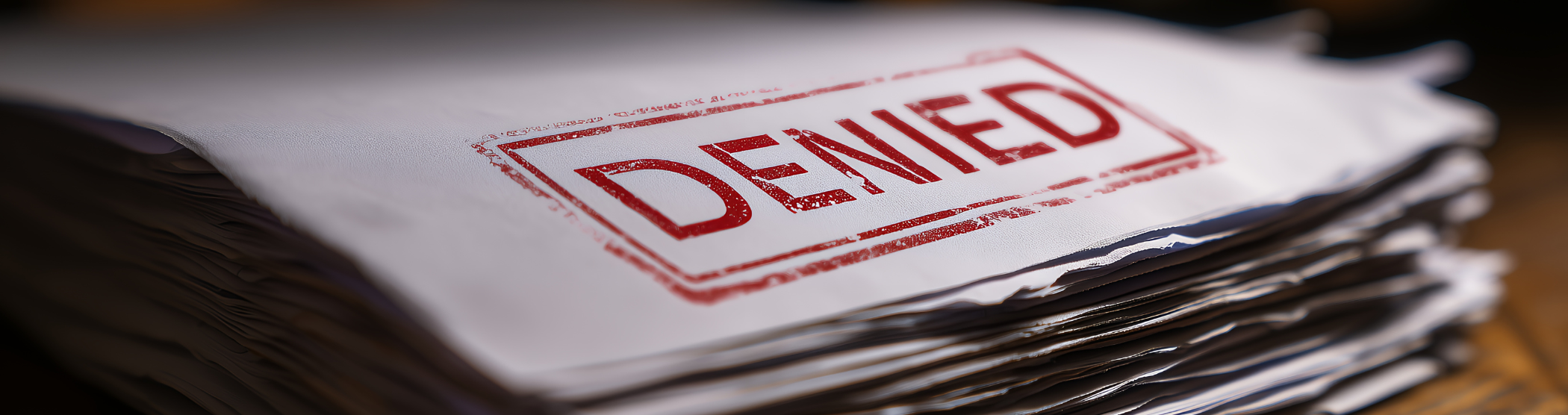 denied paperwork