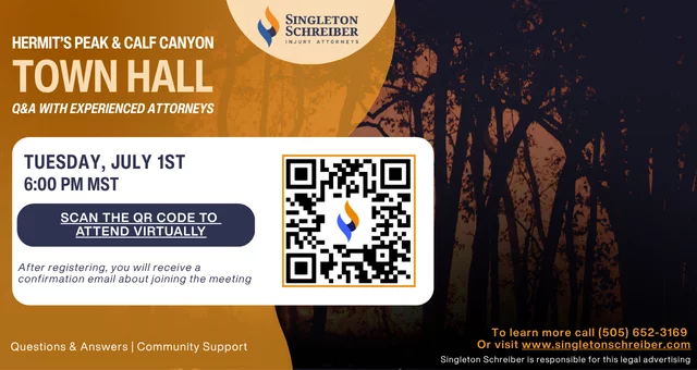 Hermit's Peak/Calf Canyon Virtual Town Hall (July 1st)