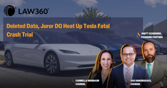 Deleted Data, Juror DQ Heat Up Tesla Fata Crash Trial