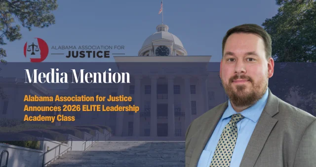 Alabama Association for Justice Announces 2026 ELITE Leadership Academy Class
