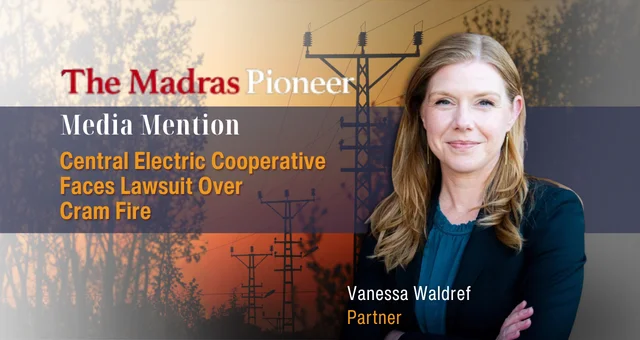 Central Electric Cooperative Faces Lawsuit Over Cram Fire