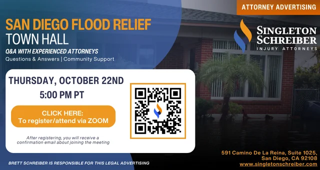San Diego Flood Relief Virtual Town Hall [10/22/206]  