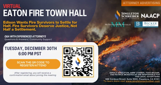 Eaton Fire Town Hall (12/30/25)