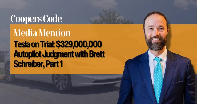 Tesla on Trial: $329,000,000 Autopilot Judgment with Brett Schreiber, Part 1
