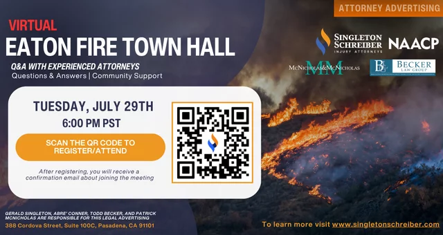 Eaton Fire Town Hall (July 29th)