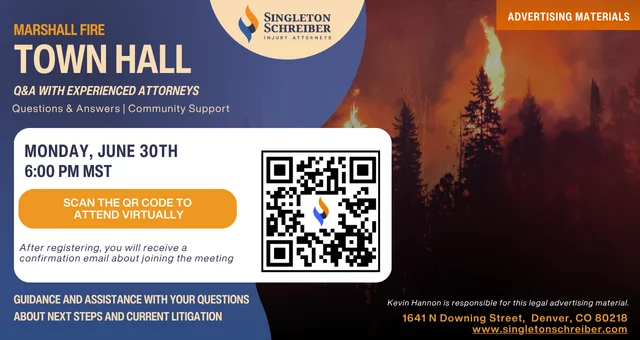 Marshall Fire Virtual Town Hall (June 30th)