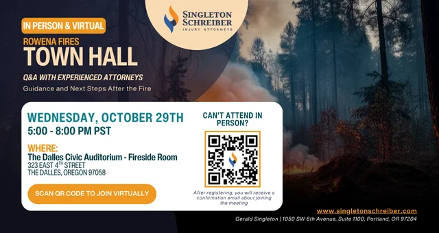 Rowena Fire In-Person Town Hall (10/29/25)