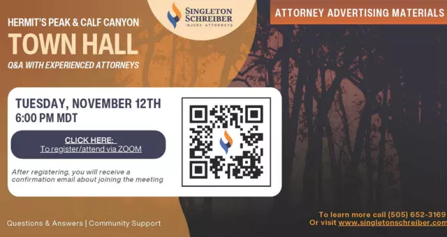 Hermit's Peak & Calf Canyon Fire Town Hall (November 12)