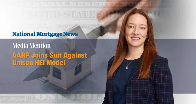 AARP Joins Suit Against Unison HEI Model