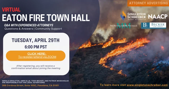 Eaton Fire Virtual Town Hall (April 29th)