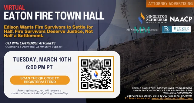 Eaton Fire Town Hall (3/10/26)