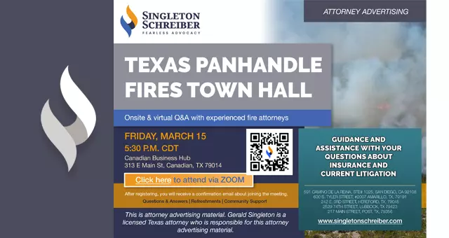 Texas Panhandle Fires Town Hall