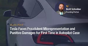 Tesla Faces Fraudulent Misrepresentation and Punitive Damages for First Time in Autopilot Case