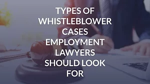 Types of Whistleblower Cases Employment Lawyers Should Look For